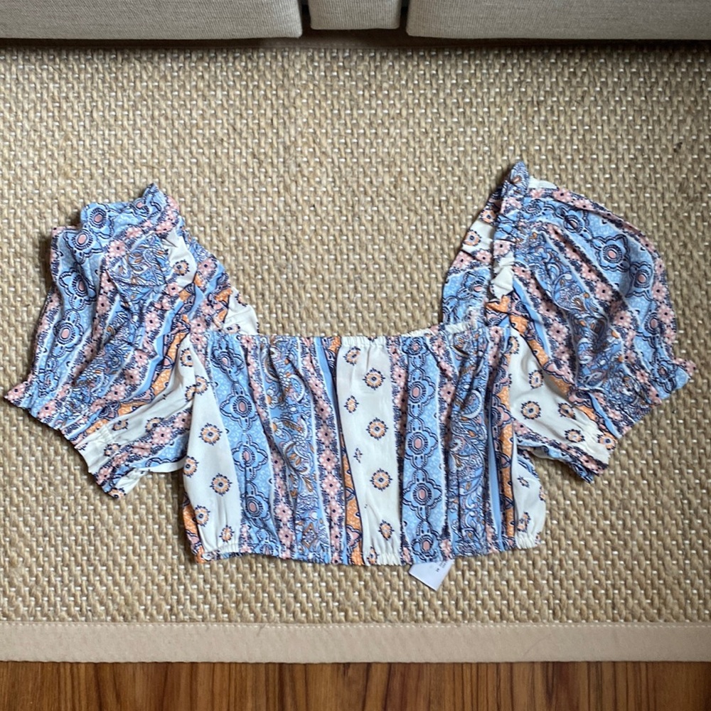Bog collection cropped shirt